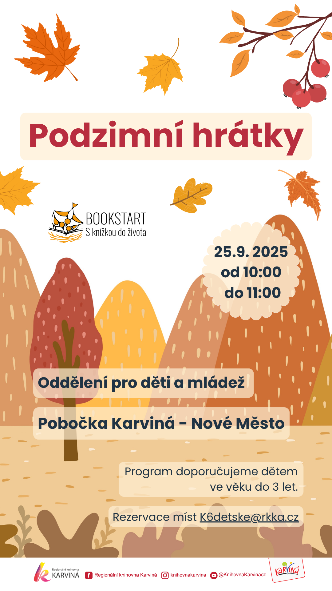 Bookstart – S knížkou do života: Podzimní hrátky